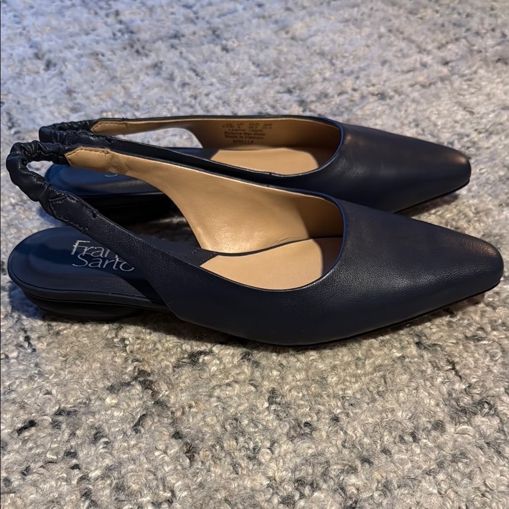 Franco Sarto Women's Black Slingback Shoes